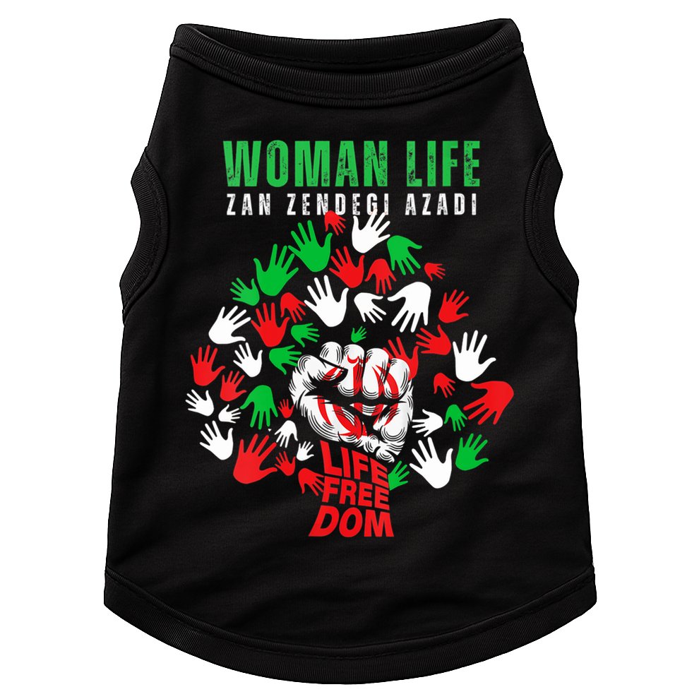 Womens Woman Life Freedom Iran Zan Zendegi Azadi Persian Doggie Tank