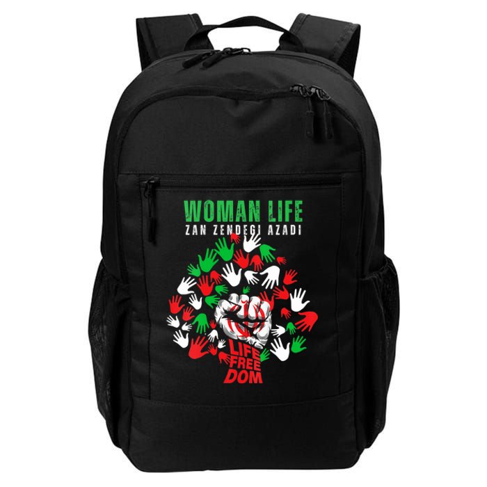 Womens Woman Life Freedom Iran Zan Zendegi Azadi Persian Daily Commute Backpack