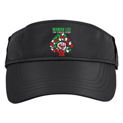 Womens Woman Life Freedom Iran Zan Zendegi Azadi Persian Adult Drive Performance Visor