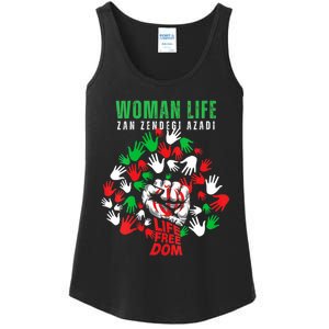 Womens Woman Life Freedom Iran Zan Zendegi Azadi Persian Ladies Essential Tank