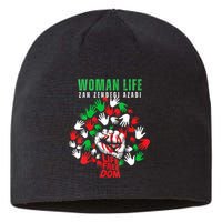 Womens Woman Life Freedom Iran Zan Zendegi Azadi Persian Sustainable Beanie