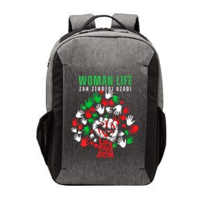 Womens Woman Life Freedom Iran Zan Zendegi Azadi Persian Vector Backpack