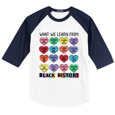 What We Learn From Black History Baseball Sleeve Shirt