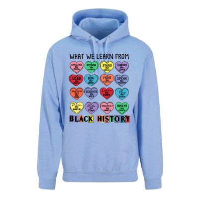 What We Learn From Black History Unisex Surf Hoodie