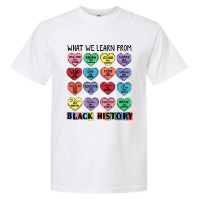 What We Learn From Black History Garment-Dyed Heavyweight T-Shirt