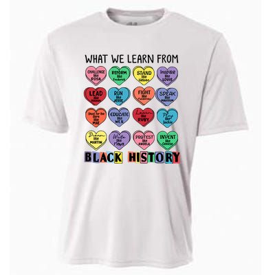 What We Learn From Black History Cooling Performance Crew T-Shirt