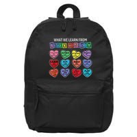What We Learn From Black History 16 in Basic Backpack