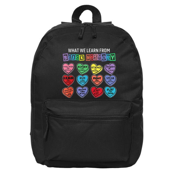 What We Learn From Black History 16 in Basic Backpack