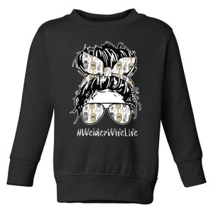 Welder Wife Life Definition Funny Welding Quote Welder Toddler Sweatshirt