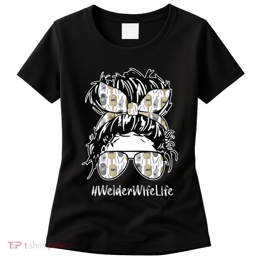 Welder Wife Life Definition Funny Welding Quote Welder Womens T-Shirt