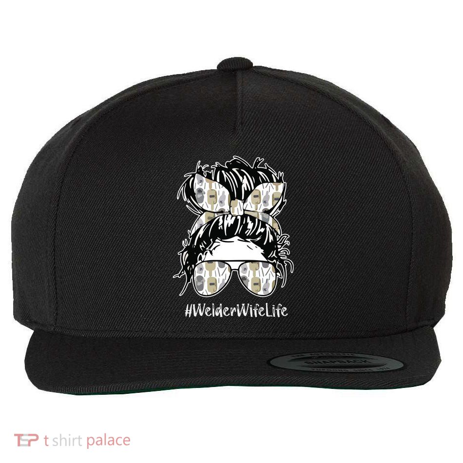 Welder Wife Life Definition Funny Welding Quote Welder Wool Snapback Cap