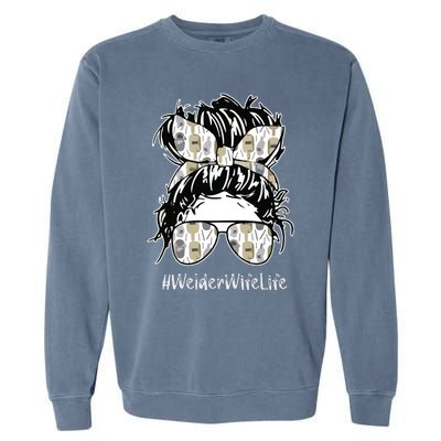 Welder Wife Life Definition Funny Welding Quote Welder Garment-Dyed Sweatshirt