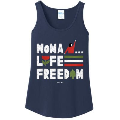 Womens Woman Life Freedom Ladies Essential Tank