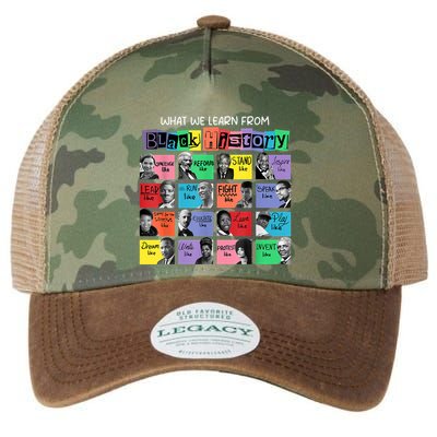 What We Learn From Black History Legacy Tie Dye Trucker Hat