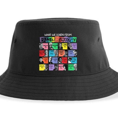 What We Learn From Black History Sustainable Bucket Hat