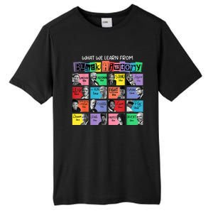 What We Learn From Black History Tall Fusion ChromaSoft Performance T-Shirt