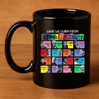What We Learn From Black History 11oz C Handle Ceramic Mug
