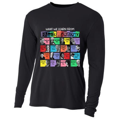 What We Learn From Black History Cooling Performance Long Sleeve Crew