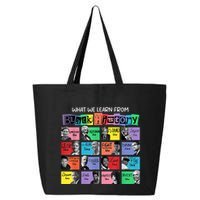 What We Learn From Black History 25L Jumbo Tote