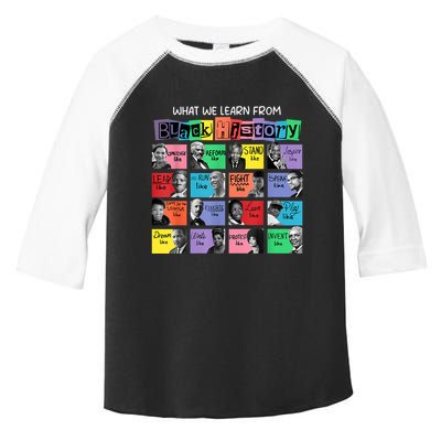 What We Learn From Black History Toddler Fine Jersey T-Shirt