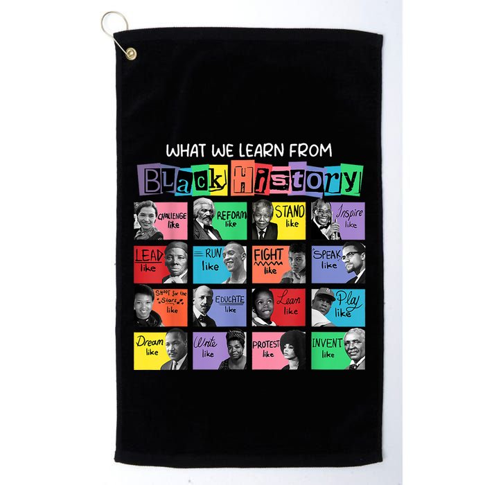 What We Learn From Black History Golf Towel