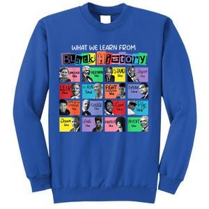 What We Learn From Black History Sweatshirt