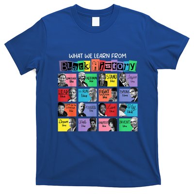 What We Learn From Black History T-Shirt