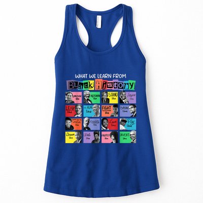 What We Learn From Black History Womens Tank Top