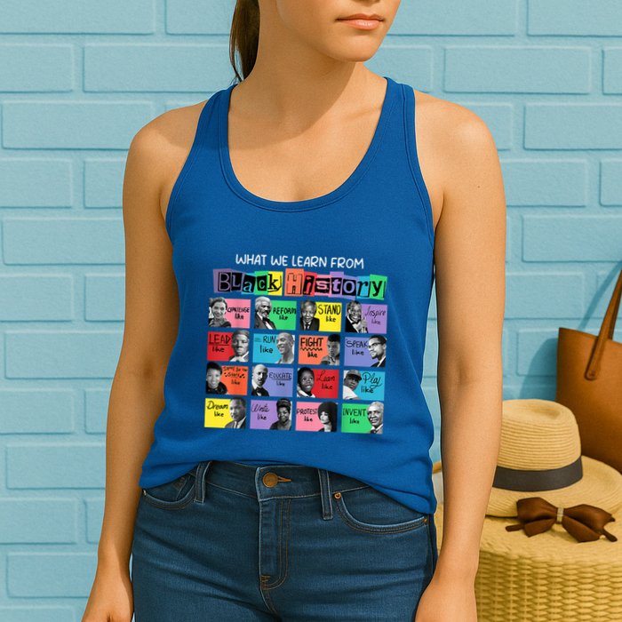 What We Learn From Black History Womens Tank Top