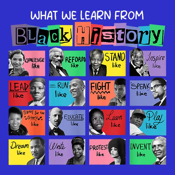 What We Learn From Black History Stripe Pom Pom Beanie