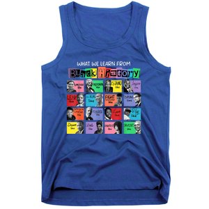 What We Learn From Black History Tank Top