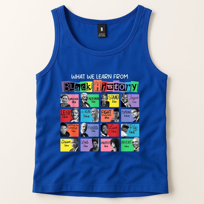 What We Learn From Black History Tank Top