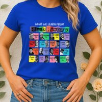 What We Learn From Black History Womens T-Shirt