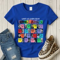 What We Learn From Black History Womens T-Shirt