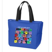 What We Learn From Black History Zip Tote Bag
