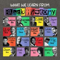 What We Learn From Black History Cotton Canvas Backpack