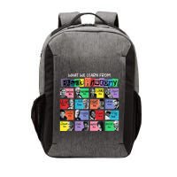What We Learn From Black History Vector Backpack