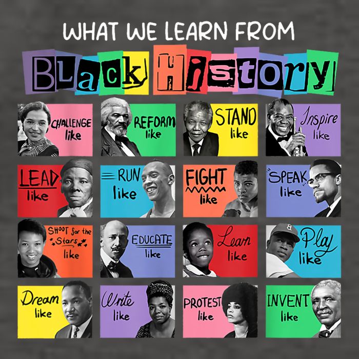 What We Learn From Black History Vector Backpack
