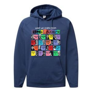 What We Learn From Black History Performance Fleece Hoodie