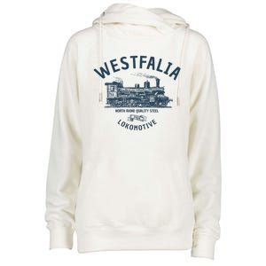 Westfalia Westfalen Lokomotive Train Womens Funnel Neck Pullover Hood