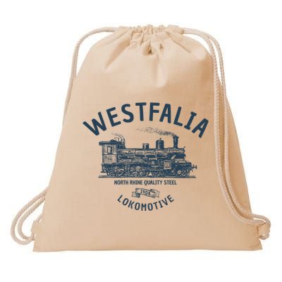 Westfalia Westfalen Lokomotive Train Drawstring Bag