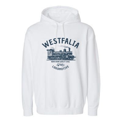 Westfalia Westfalen Lokomotive Train Garment-Dyed Fleece Hoodie