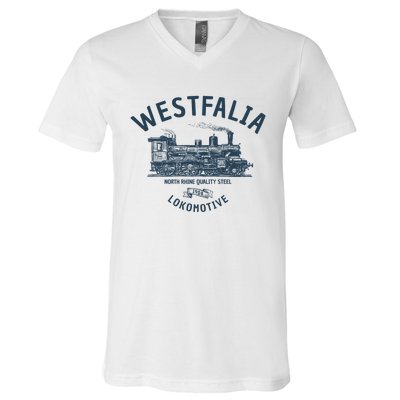 Westfalia Westfalen Lokomotive Train V-Neck T-Shirt