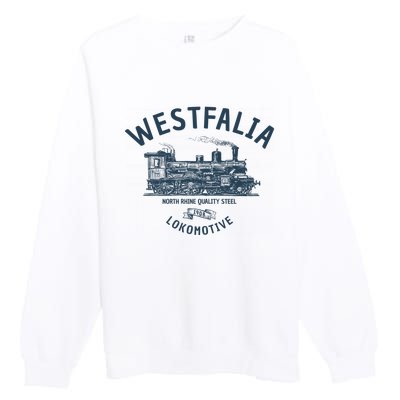 Westfalia Westfalen Lokomotive Train Premium Crewneck Sweatshirt