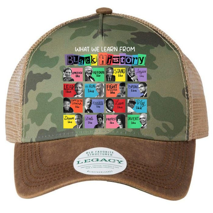 What We Learn From Black History Legacy Tie Dye Trucker Hat