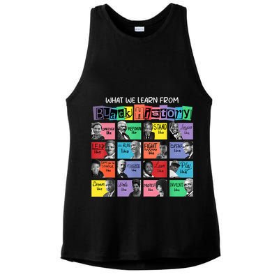 What We Learn From Black History Ladies PosiCharge Tri-Blend Wicking Tank