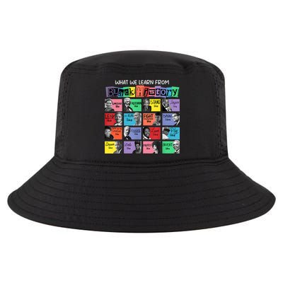 What We Learn From Black History Cool Comfort Performance Bucket Hat