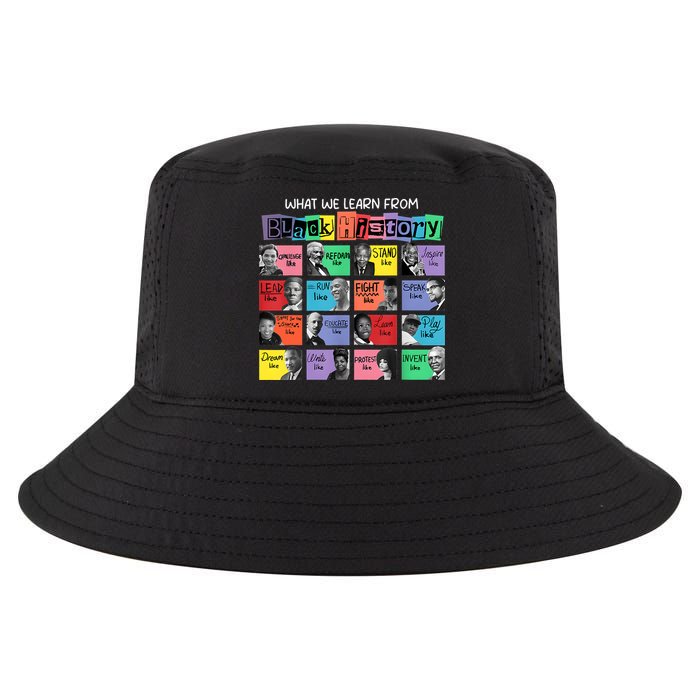 What We Learn From Black History Cool Comfort Performance Bucket Hat