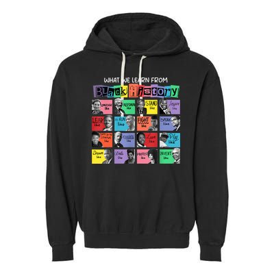 What We Learn From Black History Garment-Dyed Fleece Hoodie