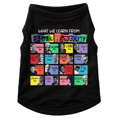 What We Learn From Black History Doggie Tank